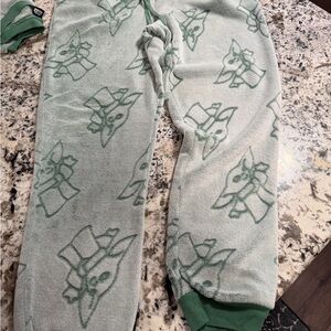 Star Wars Green Baby Yoda Fleece Pajama Pants